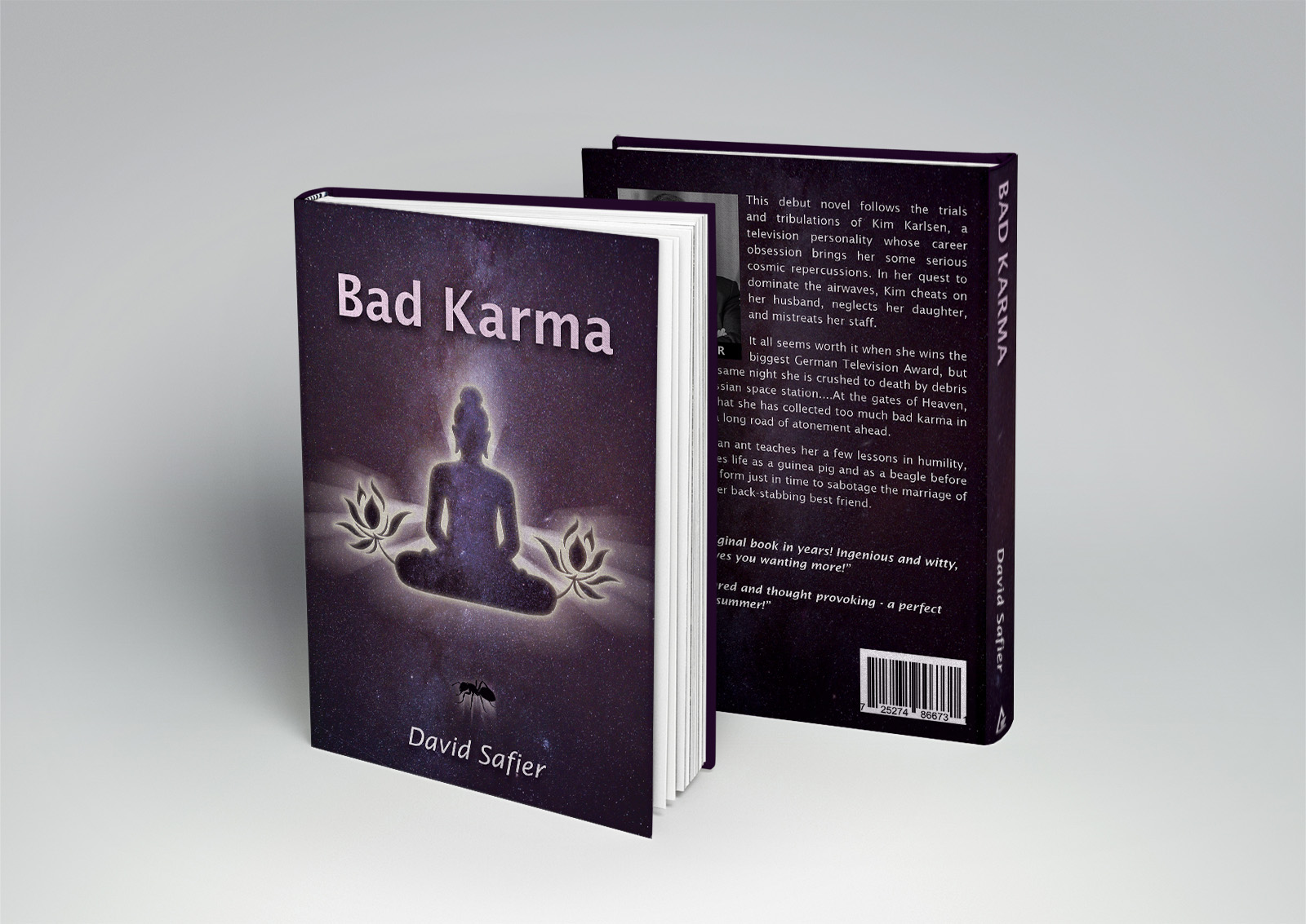 Book cover design mockup