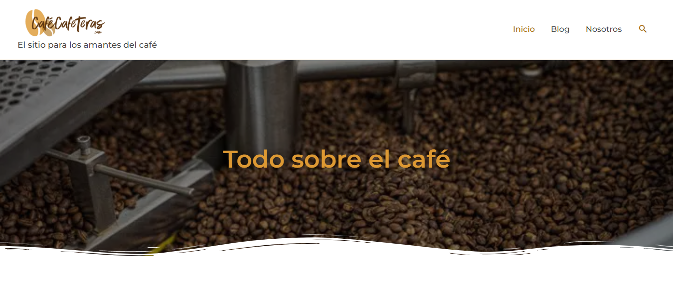 CafeCafeteras website
